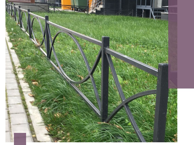 Газонные ограждения из металла в Донецке — монтаж и продажа