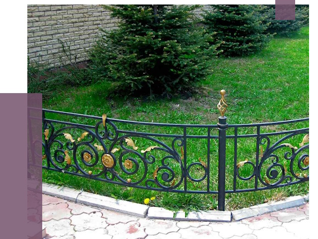 Кованые газонные ограждения в Донецке от 8156 руб. — ПРОЛЁТ-Днк