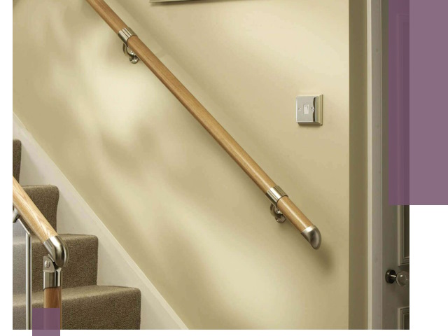 Монтаж пристенных поручней профессионально в Донецке